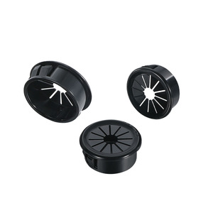 Protecteur de câble en spirale Fernandes RSB, bobine à bouton, plastique noir, gaine de protection pour fils - Product Image 1