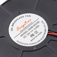 Ventilateur soufflant CC sans balais PWM FG 120x120x32mm 12V 24V 2/3/4 broches à haut débit d'air (CFM) pour barbecue, coussin de siège de voiture, toilettes intelligentes OEM ODM