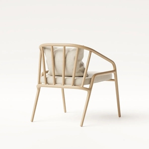 <span class=keywords><strong>Fauteuil</strong></span> à dossier en bois massif avec coussin éponge, mobilier de salon, hôtel, villa, chambre à coucher, - Product Image 2