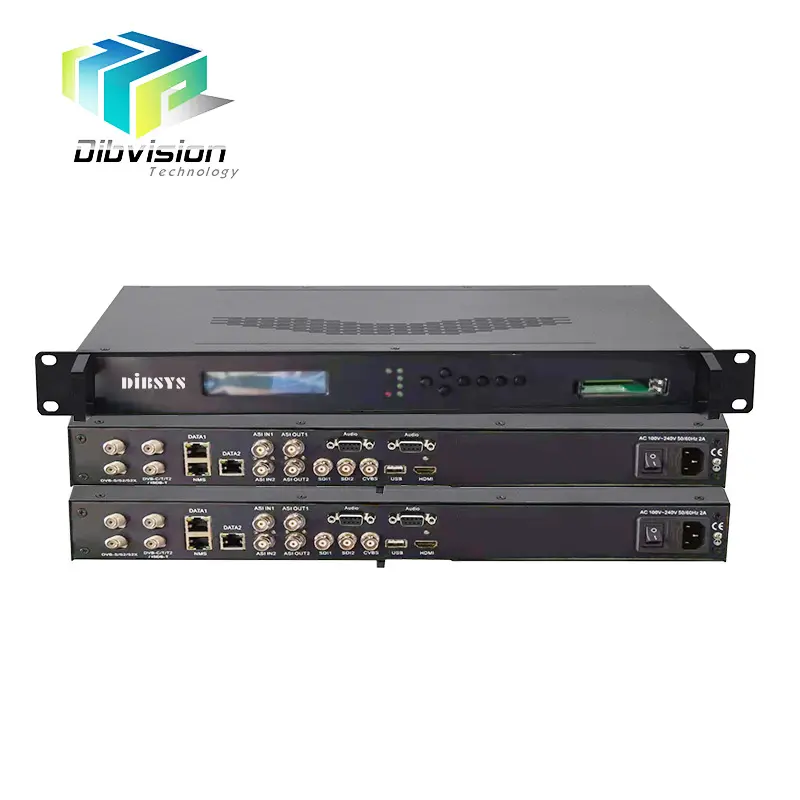 Point to point Transmission DVB-S/S2/S2X tuner input decoder decode to hd-sdi hd-mi h.264 h.265 video decoder