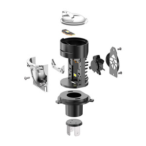 2025 Y1 <span class=keywords><strong>MAX</strong></span> H4 lentille Laser haute qualité 100W <span class=keywords><strong>Faraday</strong></span> phare de voiture pour Chevrolet Mazda Golf-6000K état neuf - Product Image 2