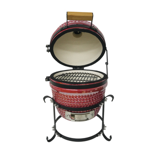 AUPLEX 13 pulgadas caliente perla cerámica Kamado Asadores al aire libre Camping barbacoa parrillas acero Pellet fumador sin humo hierro carbón plegable - Product Image 2