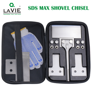Bộ định tuyến bit chế biến gỗ Lavie 6inch <span class=keywords><strong>SDS</strong></span> <span class=keywords><strong>Max</strong></span> xẻng đục lưỡi rộng scraper sàn scraper gạch loại bỏ đục với dài xử lý router Bit Set zz05t304 - Product Image 2
