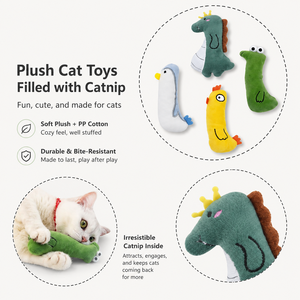 Cartoon Animal Design <b>Interactive</b> <b>Cat</b> Catnip <b>Toys</b> Funny for Kitten Kitty <b>Cat</b> Kicker Teething Chew Playing - Product Image 5
