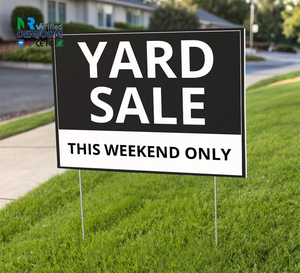 Offre à Durée Limitée : Panneaux Publicitaires Personnalisés pour Jardin en Gros, 18x24 Double Face, Prix d'Usine le Plus Bas pour Commandes Publicitaires en Gros - Product Image 1