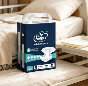 Life Helper Couches pour adultes jetables Taille L 40 pièces Haute absorption Respirantes Unisexe - Product Image 1