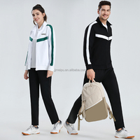 Ensemble de survêtements personnalisés avec logo, ensemble de survêtements de sport pour hommes, ensemble de survêtements de jogging, survêtement de football uni, veste de survêtement, pantalon de jogging, écologique