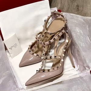 Zapatos de Tacón Alto con Punta en Pico y Remaches, Tendencia 2025, Zapatos de Lujo para Mujer, Zapatos Deportivos de Tacón Alto de Diseñador, Zapatos de Tacón Alto de Marca para Mujer - Product Image 5