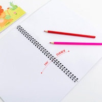 Bloc-notes à spirale, papier à dessin, livre d'images, dessin graffiti à la main, dessin animé, carnet de croquis pour enfants, mignon et personnalisé