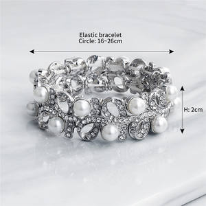 RE3890 braccialetto di perle per le donne di nozze <span class=keywords><strong>damigella</strong></span> d'onore gioielli regalo di moda catena & braccialetti di collegamento - Product Image 6