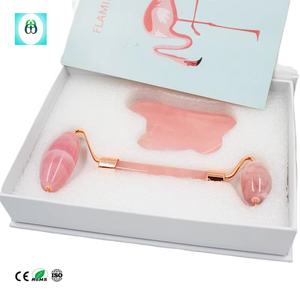 Dropshipping Tendencia 2026: Set de Rodillo Facial de Jade Natural y Gua Sha para Masaje Frío, Rodillo Facial de Jade de Calidad - Product Image 1