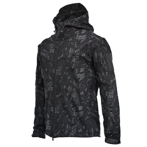 YAKEDA Uniforme Táctico de Combate Entrenamiento Antidesgarro Impermeable Térmico Invierno Forro Polar Traje de Caza Chaqueta Táctica para <span class=keywords><strong>Hombre</strong></span> - Product Image 5