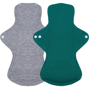 Serviettes hygiéniques <span class=keywords><strong>lavables</strong></span> et réutilisables en tissu de coton au graphène 25cm/28cm pour femmes, lot mixte, vente en gros - Product Image 5