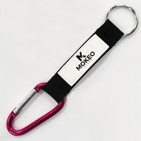 Porte-clés mousqueton en D avec cordon tressé, porte-clés sportif personnalisé pour événements promotionnels et cadeaux