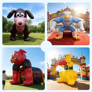 Figure gonflable personnalisée en PVC, résistante aux intempéries, géante, pour publicité extérieure, idéale pour les événements commerciaux et les inaugurations - Product Image 5