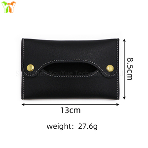 Étui à mouchoirs de voyage Mini porte-papier Portable couverture de tissu serviette organisateur tissu étui facial cadeau pour lui elle - Product Image 5
