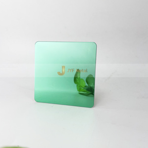 Placa de Acero Inoxidable M176 6K 8K 10K Verde Esmeralda Espejo de 0.8mm, Grado 304J1, para Decoración, Doblado, Corte y Soldadura, Grosor Personalizable - Product Image 5