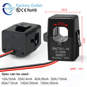 Transformador de Corriente de Núcleo Dividido QNCTK1-16 2000:1 4000 5000 1 50A 50mA 100A 25mA Sensor de Corriente con Abrazadera CT Transductor - Product Image 6