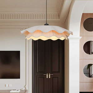 Lampe suspendue de style français, ronde, E27, lumière chaude, pour salon et salle à manger - Product Image 2
