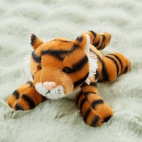 Simulation de singe brun jouets en peluche peluche Animal de la forêt éléphant tigre zèbre lion singe sauvage poupées douces Logo personnalisé