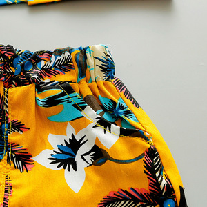 ชุดเสื้อผ้าเด็กเสื้อยืดพิมพ์ลายครึ่งกางเกงแฟชั่น - Product Image 3