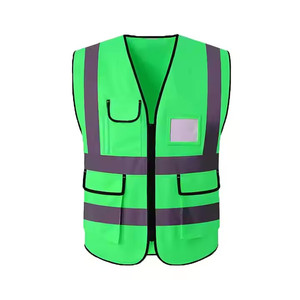 Customized Safety Vest Hot Sale Security Multiple Sizes Oem Workwear Crew Construction Hi Vis Clothing Reflective Safety Vest - Product Image 2