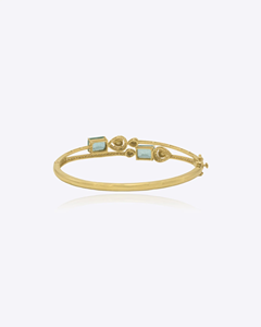 Brazalete Crown Era, Inspirado en la Realeza, de Lujo, Hecho a Mano, con Diseño de Motivos, Joyería de Moda, Oro de 14K, Polki - Product Image 5
