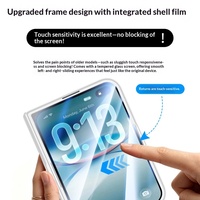 Étui de téléphone pliable Duo avec motif diamant, coque intégrée en PC, film de protection magnétique, protection intégrale anti-chute