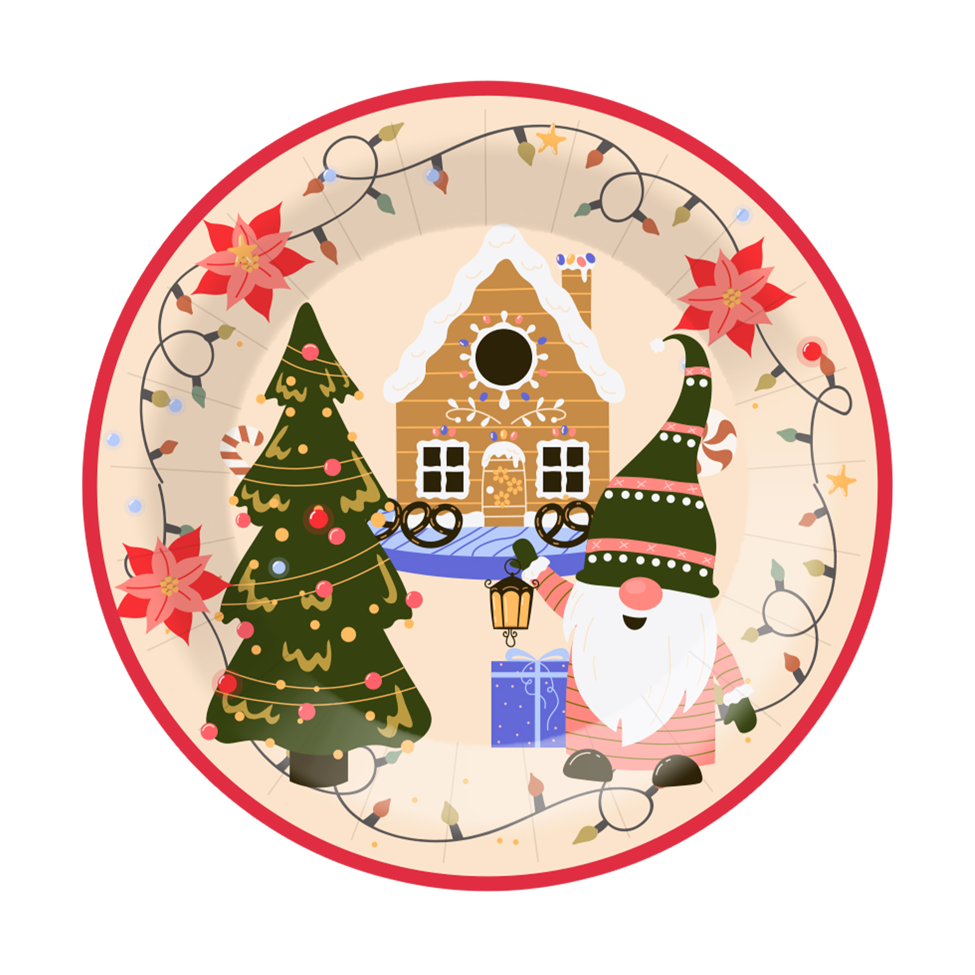 9 pulgadas * 8 piezas