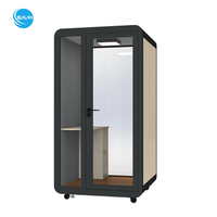 Cabine de bureau pour espace de travail mobile intérieur insonorisé cabine d'étude pour téléphone à vendre