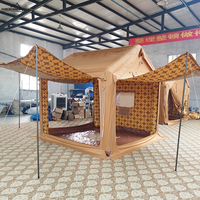 Tente de style Majlis du Moyen-Orient, Arabie Saoudite, tissu double couche, résistante au vent, abri extérieur pour le désert