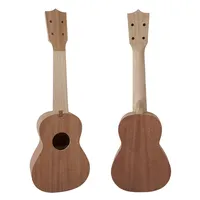 Aiersi marca preço de atacado inacabado 21 polegadas ukulele de madeira crianças diy kits para handpaint