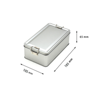 Boîte en métal recyclable en fer blanc OEM ODM 185*105*65MM pour biscuits, gâteaux, chocolats et snacks – Emballage pour tiramisu