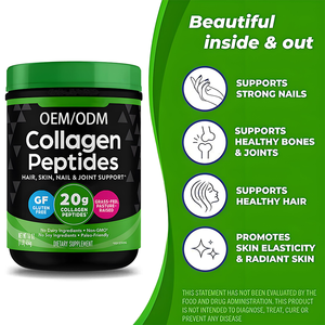 OEM Yüksek Saflıkta Hidrolize Kolajen Peptitleri Tozu Otla Beslenen Sığır Kolajeni Yetişkinler İçin Cilt Bakımı Eklem Hareketliliği Desteği - Product Image 5