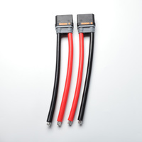 Cable de Batería de Silicona 4AWG con Conector QS10-S para RC, Macho y Hembra, Enchapado en Oro, Cableado para Vehículos Eléctricos
