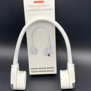 2024 Portable Electric <b>Mini</b> Battery <b>Hand</b> Wearable Neck Hanging Fan with Handheld & Box Installation Coog Function - Product Image 3