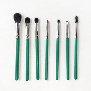 Set de 12 <span class=keywords><strong>Brochas</strong></span> de Maquillaje con Logotipo Personalizado, Color Verde, <span class=keywords><strong>para</strong></span> <span class=keywords><strong>Ojos</strong></span>, Rostro, Base, Rubor, Herramientas de Maquillaje, Pelo Sintético, <span class=keywords><strong>Brochas</strong></span> de Maquillaje Profesionales - Product Image 5