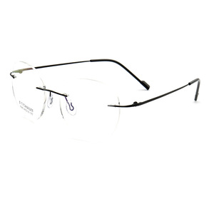 Rimless Executive Optical <strong>Glasses</strong> Beta Titanium Frame <strong>Titan</strong> Metal Eyeglasses Eye <strong>Glasses</strong> Frames for <strong>Men</strong> - Product Image 2