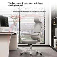 Chaise de bureau e-sport ergonomique avec massage, pour étudiants, dortoir, chambre, usage informatique, en tissu maillé, design moderne, réglable