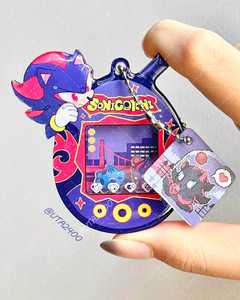 Standee Sonigotchi Lenticulaire en Acrylique Époxy avec Chaîne Shaker <span class=keywords><strong>Sonic</strong></span> X Tamagotchi Uta2400 Fabriqué en Chine pour Tous les Âges - Product Image 5