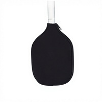 Housse de raquette de pickleball en néoprène écologique avec logo personnalisé, forme standard, accessoire pour équipement de pickleball