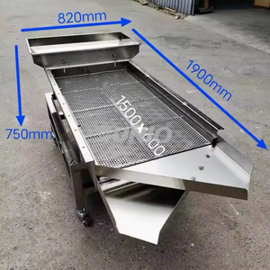 Máquina de clasificación de café, pantalla vibratoria lineal/máquina separadora de tamiz vibratorio lineal de granos de café - Product Image 4