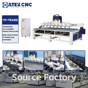 Máquina de Tallado de Madera CNC Altamente Práctica con Mesa de Trabajo de Doble Capa para el Procesamiento en Lote de Piezas de Trabajo en <span class=keywords><strong>2D</strong></span> y 3D - Product Image 1