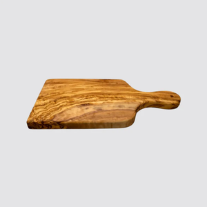 Tabla de cortar de madera de olivo mediana, tabla de cortar hecha a mano para cocinar y servir en la cocina - Product Image 5