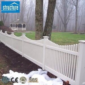 Hàng Rào Ngôi Sao Di Động Mới Hàng Rào Nhựa Vinyl Pcv Sân Chơi Sân Vườn Nhỏ Màu Trắng - Product Image 5