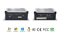 Ordinateur industriel sans ventilateur intégré haute performance Linux Pc Core I9 I7 I5 avec emplacement PCI pour véhicule