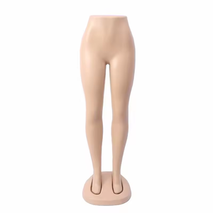 Vente directe d'usine de pantalon de couleur de peau de grande <span class=keywords><strong>taille</strong></span> mannequin de torse en plastique modèle de jambe de demi-corps pour les femmes jeans et pantalons affichage - Product Image 2