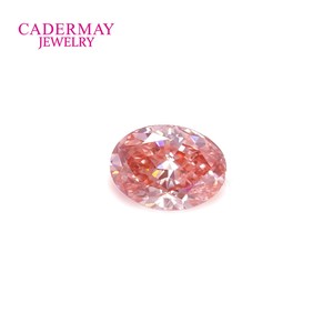 Lab Grown Pink Diamond Oval Cut 1ct 2ct 3ct Synthetic Loose Diamond For Jewelry Making - Product Image 4