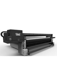 Impresora Plana UV de Inyección de Tinta Híbrida Digital Automática Multifuncional de Gran Formato, Nueva, de Alta Resolución, con Pantalla Táctil, para Interiores