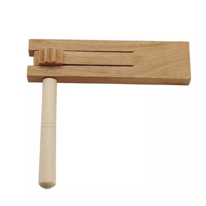 Vente en gros - Meilleure vente : Matraca traditionnelle en bois à rangée unique, instrument de percussion pour l'éducation des enfants - Product Image 1